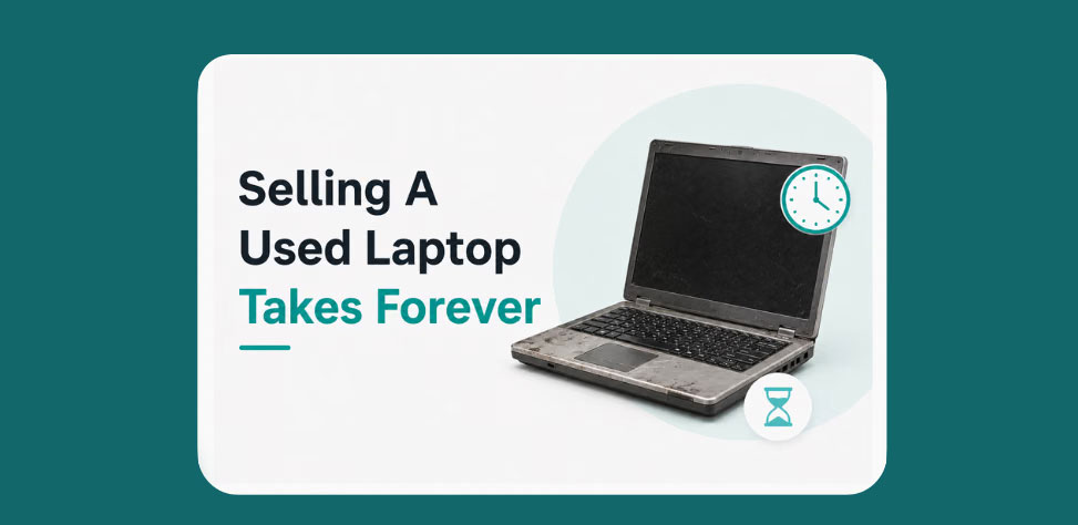 Laptop computer on a desk